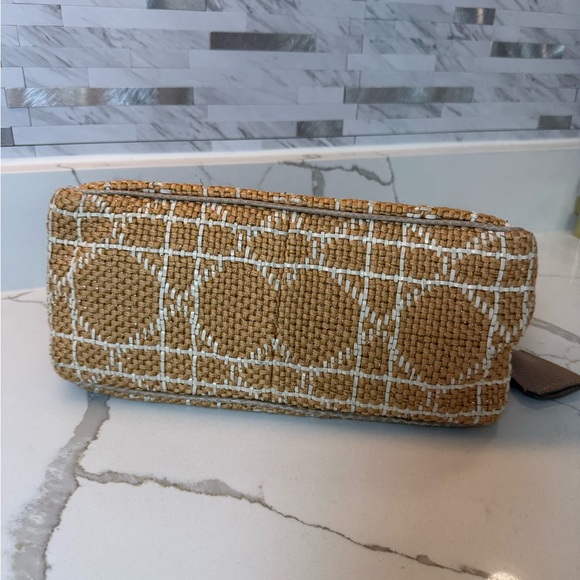 Dior Limited Edition Miss Dior Flap Bag Woven Tweed & Python Snakeskin Trim - Picture 9 of 16